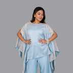 Azure Flow Kaftan Set