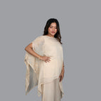 Ivory Whisper Cape Set