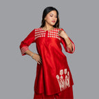 Ruby Vine Embroidered Set