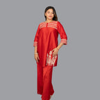 Ruby Vine Embroidered Set