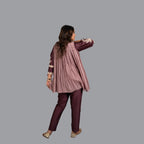 Plum Grace Pleated Ensemble