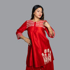 Ruby Vine Embroidered Set