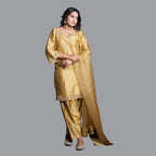 Zariah Golden Three-Piece Set