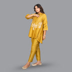 Golden Aura Couture Ensemble