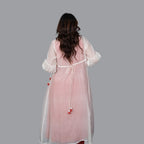 Elara Coral Jacket Ensemble