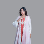 Elara Coral Jacket Ensemble