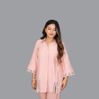 Blush Whisper Embroidered Set