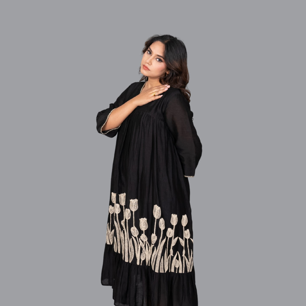 Midnight Tulip Couture Dress