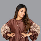 Mocha Muse Statement Dress