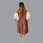 Mocha Muse Statement Dress