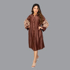 Mocha Muse Statement Dress