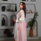 Elara Coral Jacket Ensemble