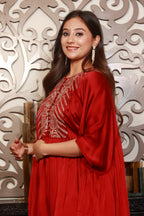 Maroon Regal Cape Set