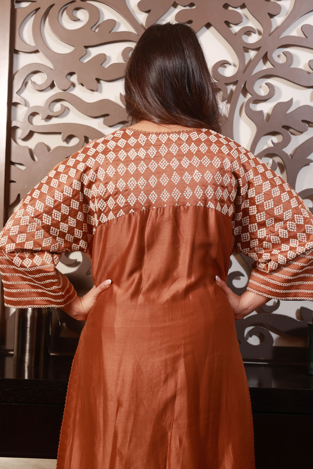 Amber Aura Mocha 2 Pieces Outfit