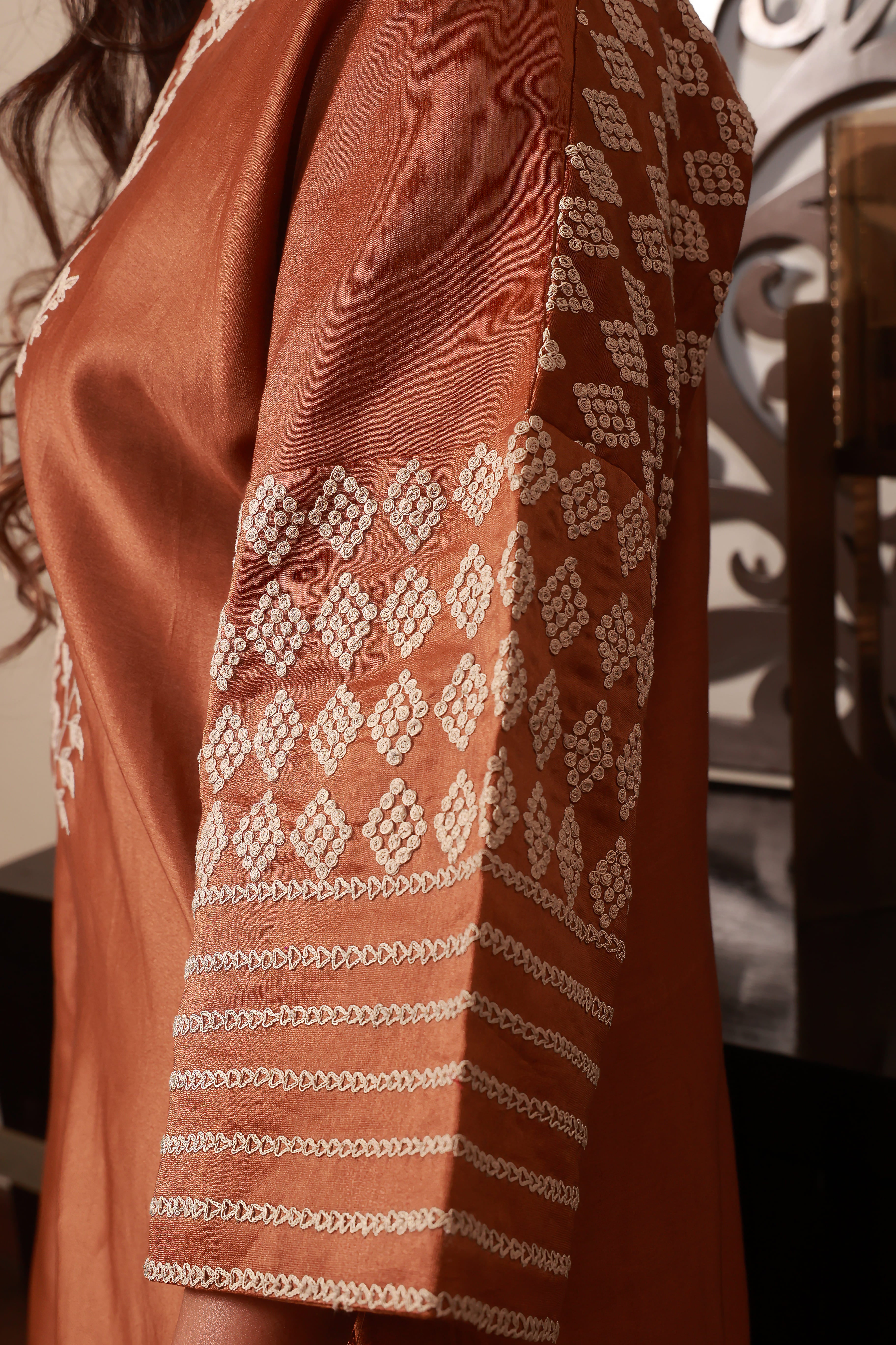 Amber Aura Mocha 2 Pieces Outfit