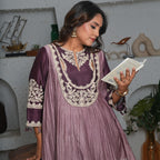 Plum Grace Pleated Ensemble