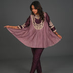 Plum Grace Pleated Ensemble